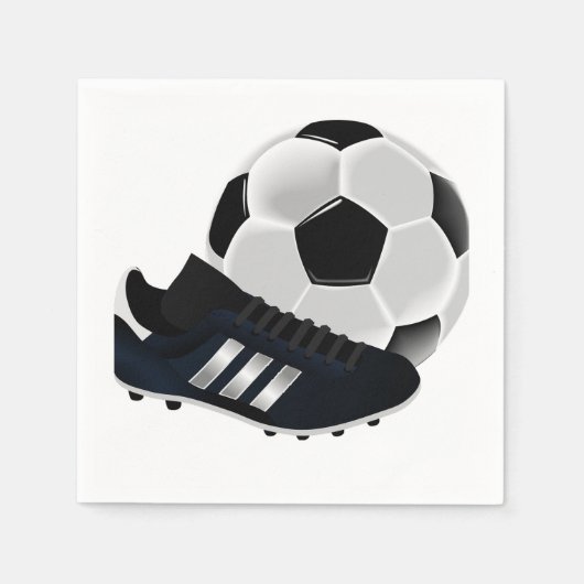 Serviette En Papier Sports de football (Devant)