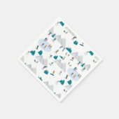Serviette En Papier Sports d'hiver Vacances Motif (Coin)