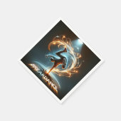 Serviette En Papier "Spotlight Groove" - ​ ​ dansant sous les projecte (Coin)