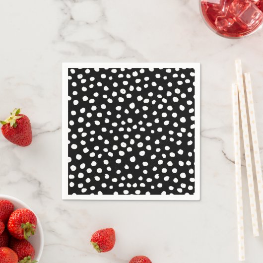 Serviette En Papier Spots d'astuces bleues (En situation)
