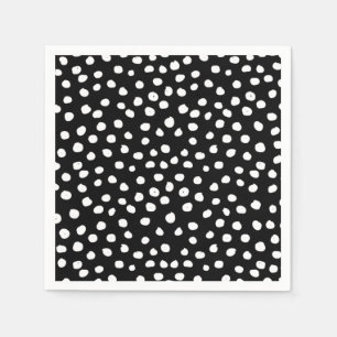 Serviette En Papier Spots d'astuces bleues
