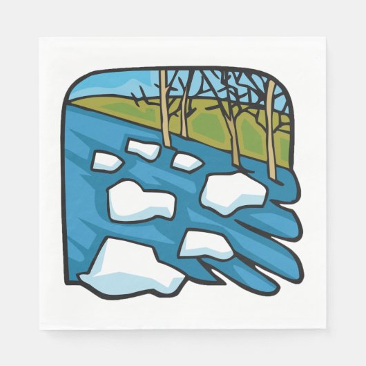 Serviette En Papier Spring (Devant)