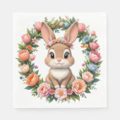 Serviette En Papier Spring Bunny Easter  (Devant)