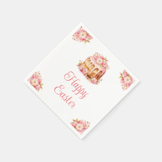 Serviette En Papier Spring Cake Easter Brunch (Coin)