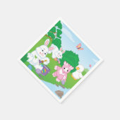 Serviette En Papier Spring Celebration Egg (Coin)