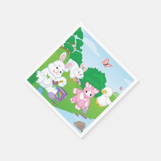 Serviette En Papier Spring Celebration Egg (Coin)