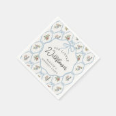 Serviette En Papier Spring Garden Party Pastel Floral Anniversaire (Coin)