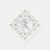 Serviette En Papier Spring Garden Party Pastel Floral Fête des mariées (Coin)