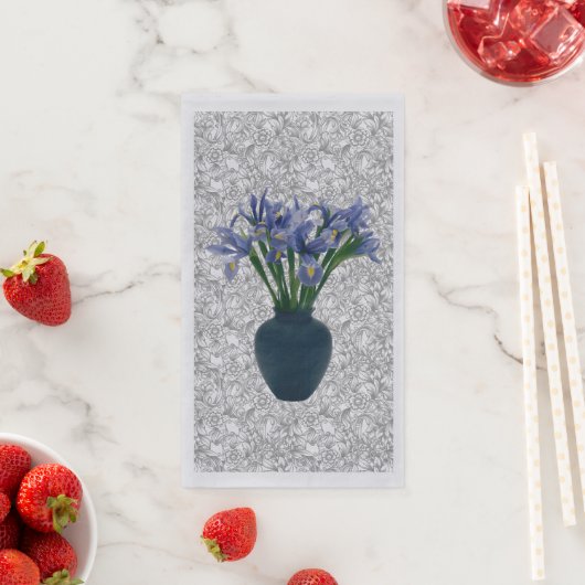 Serviette En Papier Spring Iris (En situation)