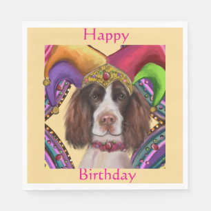SERVIETTE EN PAPIER SPRINGER SPANIEL ANGLAIS