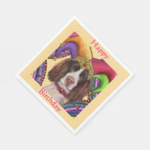 SERVIETTE EN PAPIER SPRINGER SPANIEL ANGLAIS (Coin)