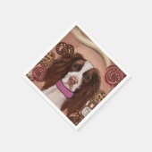 Serviette En Papier Springer Spaniel anglais (Coin)