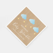 Serviette En Papier Sprinkle Rustique Twinkle Bébé Sprinkle / Douche (Coin)