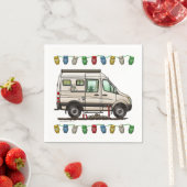Serviette En Papier Sprinter Camper Van RV heureux camper (En situation)