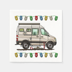Serviette En Papier Sprinter Camper Van RV heureux camper