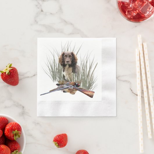 Serviette En Papier Sprocker Spaniel (En situation)