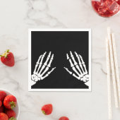 Serviette En Papier Squelette (En situation)