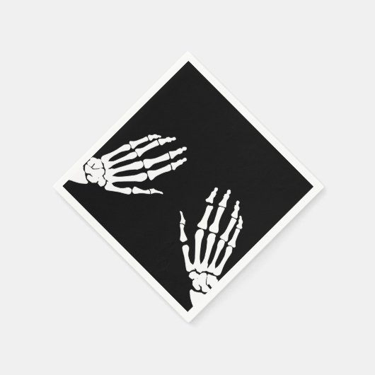 Serviette En Papier Squelette (Coin)