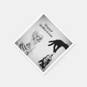 Serviette En Papier Squelette main Halloween Papier Napkin (Coin)