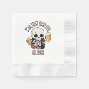 Serviette En Papier Squelette Mignon Halloween Oktoberfest
