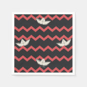 Serviette En Papier SS Georgie Boat Chevron Motif (Devant)