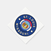 Serviette En Papier St. Louis Missouri (Coin)