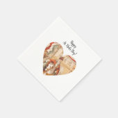 Serviette En Papier St. Nicholas Heart Sinterklaas St. Nick's Day (Coin)