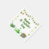 Serviette En Papier St patrick aquarelle (Coin)