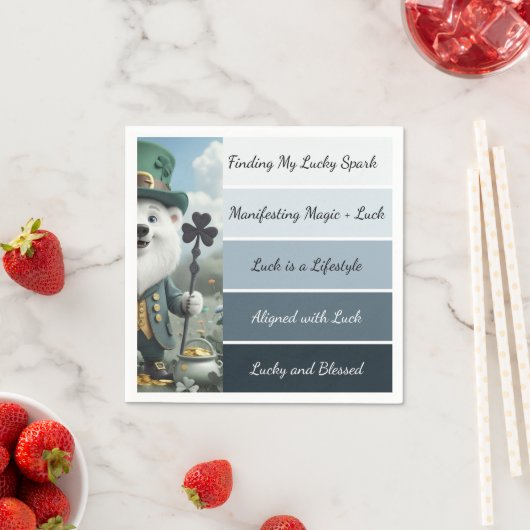 Serviette En Papier St. Patrick’s Affirmation (En situation)