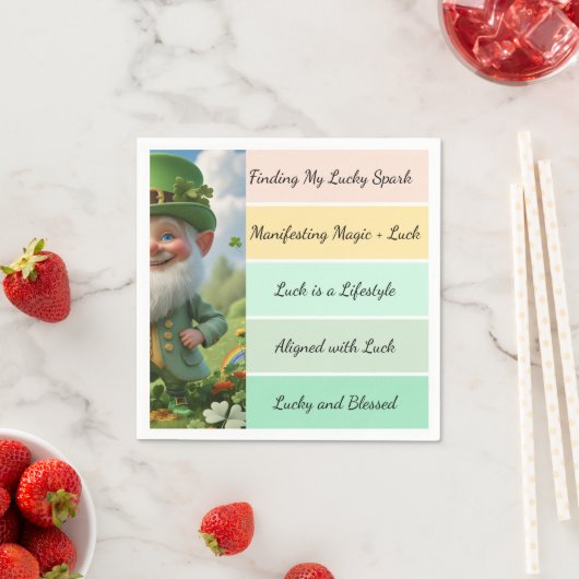 Serviette En Papier St. Patrick’s Affirmation (En situation)