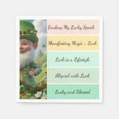 Serviette En Papier St. Patrick’s Affirmation (Devant)
