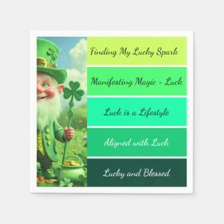 Serviette En Papier St. Patrick’s Affirmation Napkins