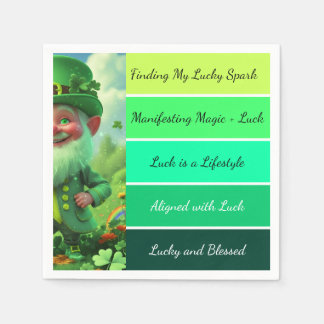 Serviette En Papier St. Patrick’s Affirmation Napkins