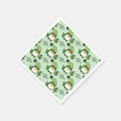 Serviette En Papier St. Patrick’s Day Gnome Napkins (Coin)