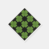 Serviette En Papier St Patrick’s day, trèfle vert irlandais (Coin)