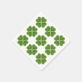 Serviette En Papier St Patrick’s day, trèfle vert irlandais (Coin)