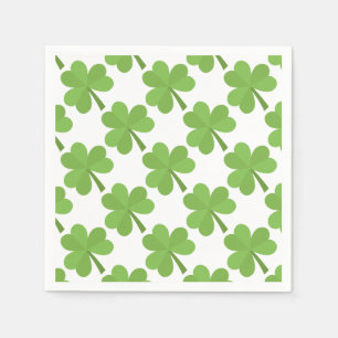 Serviette En Papier St Patrick Shamrock Irlande Irlande Irlande Clover