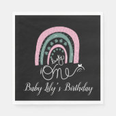 Serviette En Papier St. Patricks Anniversaire Arc-en-ciel main tiré ro (Devant)