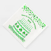 Serviette En Papier St Patrick's Day Birthday Cake Custom Candles (Coin)