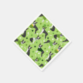 Serviette En Papier St. Patrick's Day Boston Terrier (Coin)