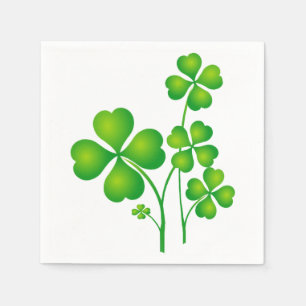 Serviette En Papier St. Patrick's Day Clover / Shamrocks + vos idées