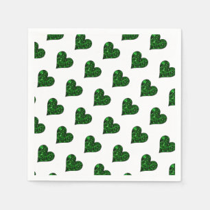 Serviette En Papier St. Patrick's Day Emerald Heart