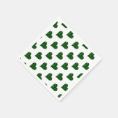 Serviette En Papier St. Patrick's Day Emerald Heart (Coin)