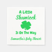 Serviette En Papier St Patrick's Day, petit Shamrock (Devant)