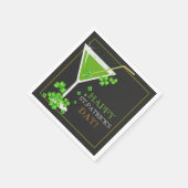 Serviette En Papier St. Patricks Day Shamrock Cocktail Papier-Cocktail (Coin)