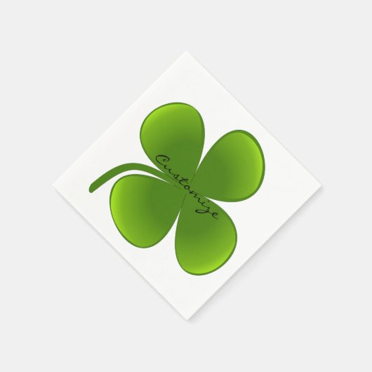 Serviette En Papier St Patrick's Day Shamrocks Thunder_Cove (Coin)