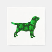 Serviette En Papier St.Patrick's Labrador - Black Lab (Devant)