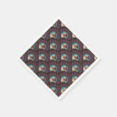 Serviette En Papier St Père Noël Pinkmas Mandala Art Déco (Coin)