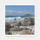 Serviette En Papier St. Thomas Rocky Beach (Devant)
