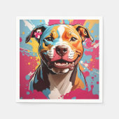 Serviette En Papier Staffordshire Anniversaire Fun (Devant)